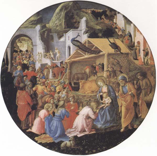 Sandro Botticelli Filippo Lippi,Adoration of the Magi France oil painting art